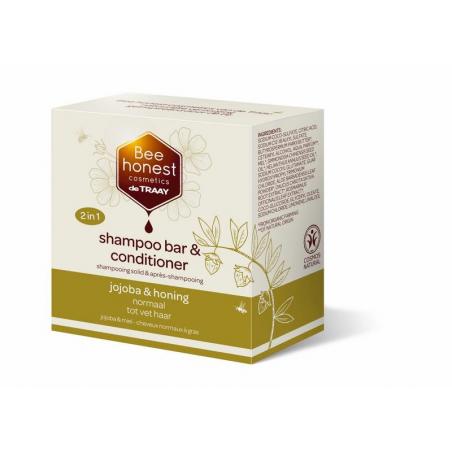 Shampoobar jojoba & honing van Traay Bee Honest