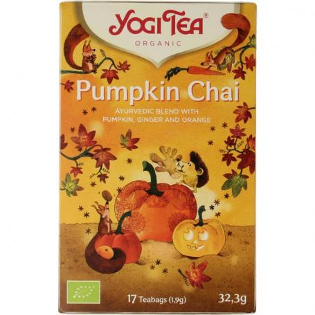 Pumpkin chai bio van Yogi Tea