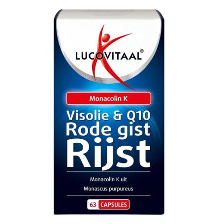 Rode gist rijst + visolie & Q10 van Lucovitaal