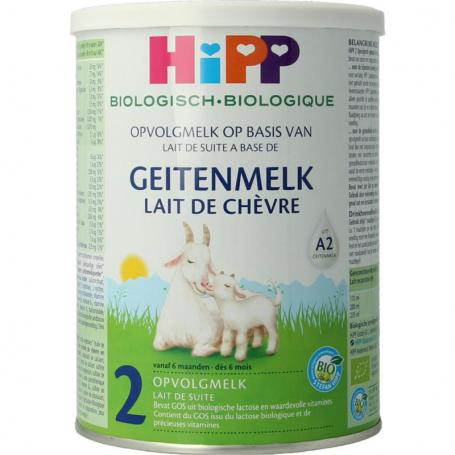 2 Biologische opvolgmelk op basis van geitenmelk van Hipp