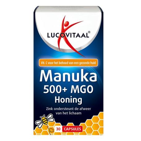 Manuka honing zink capsules van Lucovitaal