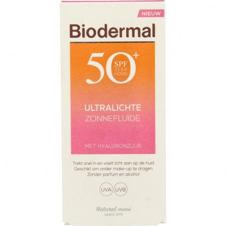 Ultralichte Zonnefluide SPF50+ van Biodermal