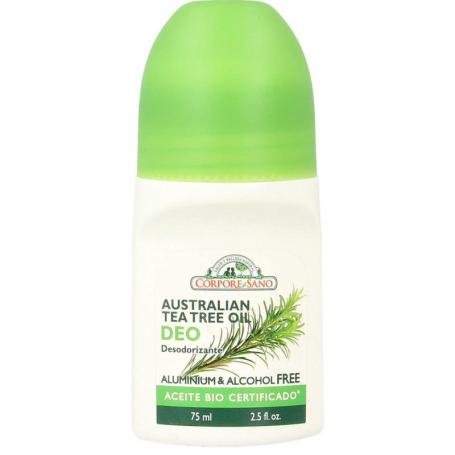 Deodorant roller tea tree van Corpore Sano