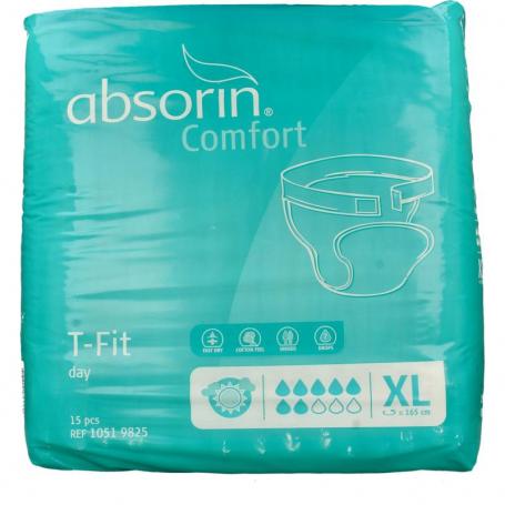 Comfort t-fit day maat XL van Absorin