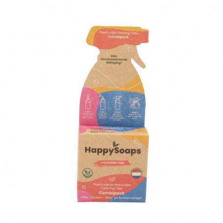 Cleaning tabs combipack alles-, keuken- en sanitai van Happysoaps