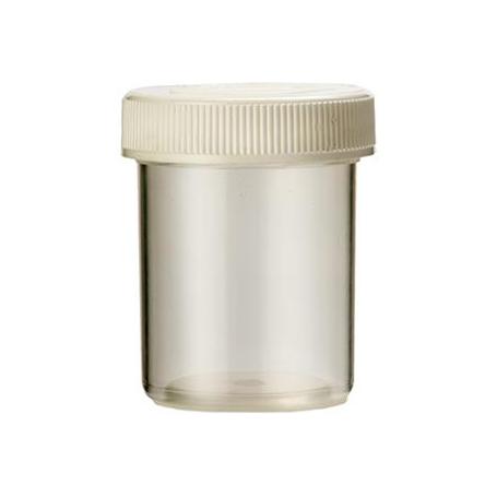 Tabletflacon 25 ml transparant met dop van Spruyt Hillen