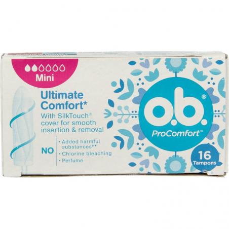 Tampons procomfort mini van OB