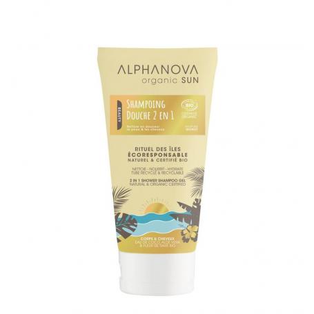 Sun bio 2-in-1 shower shampoo organic van Alphanova Sun