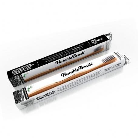 Tandenborstel bamboe charcoal van The Humble Co