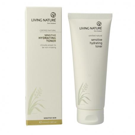 Hydraterende tonic gel gevoelige huid van Living Nature