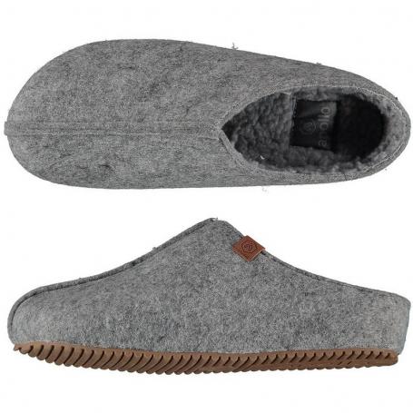 Zweedse slof grijs maat 39/40 dames van Apollo