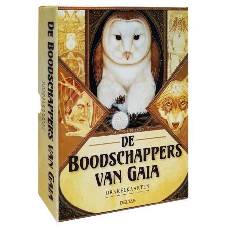 Boodschappers van Gaia boek en orakelkaarten van Deltas