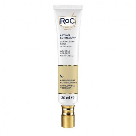 Retinol correxion wrinkle correct night cream van ROC