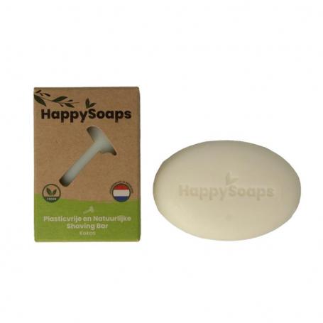 Shaving bar kokos van Happysoaps