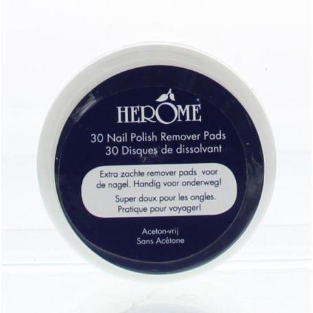 Nagel caring remover pad van Herome