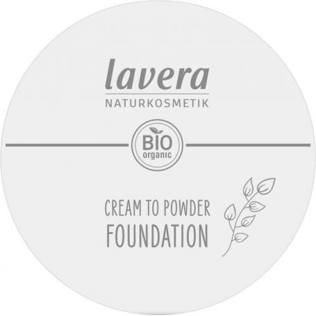 Cream to powder foundation tanned 02 van Lavera