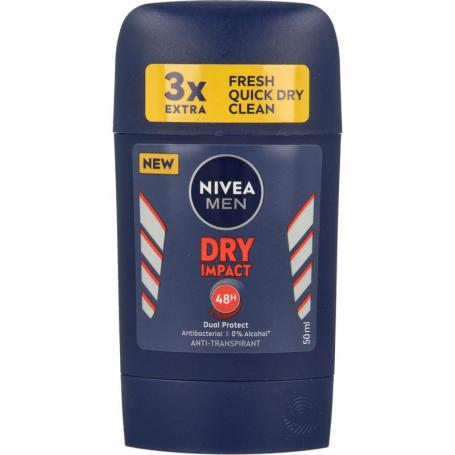Men deodorant dry stick impact van Nivea