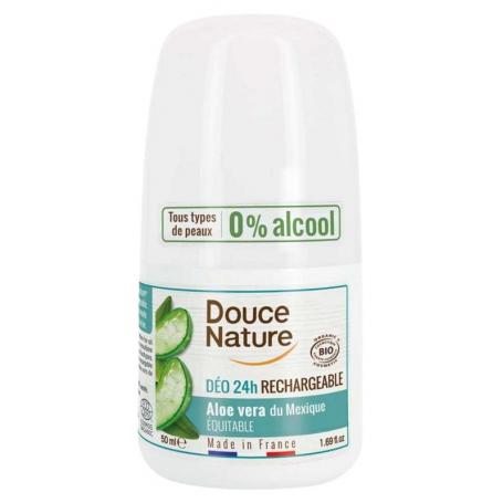 Deodorant roll on aloe hervulbaar van Douce Nature