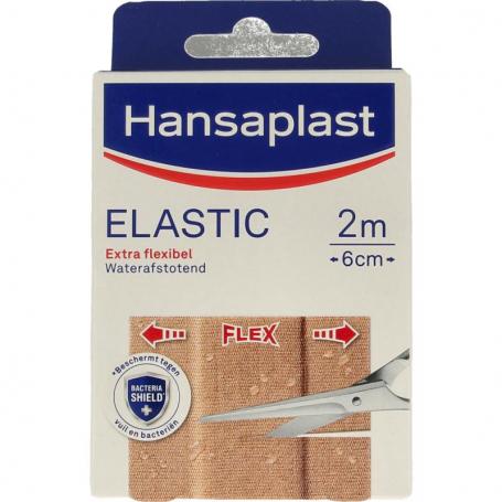 Elastic 2m x 6cm waterafstotend van Hansaplast