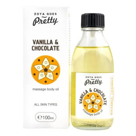 Massage body oil vanilla & chocolate van Zoya Goes Pretty