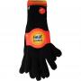 Mens cable gloves navy maat L/XL