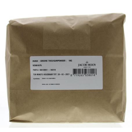 Groene thee/gunpowder van Jacob Hooy