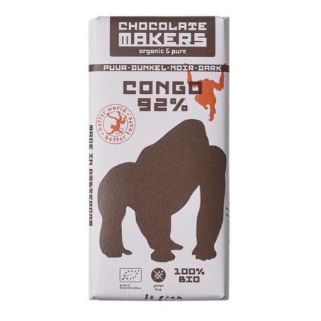 Gorilla extra puur 92% bio van Chocolatemakers