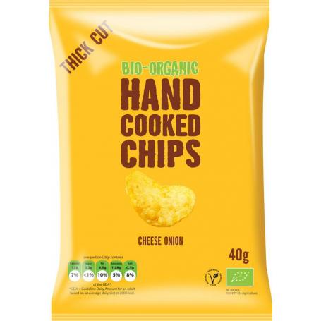 Chips handcooked kaas & ui bio