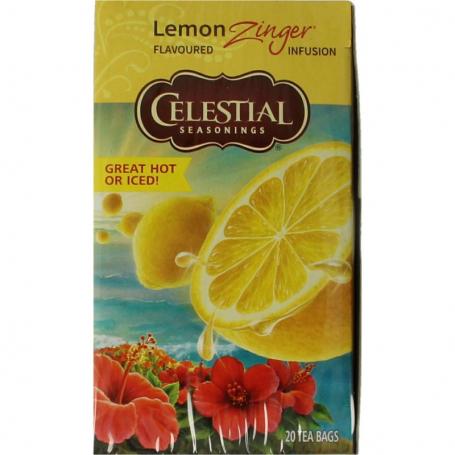 Lemon zinger herb tea van Celestial Season