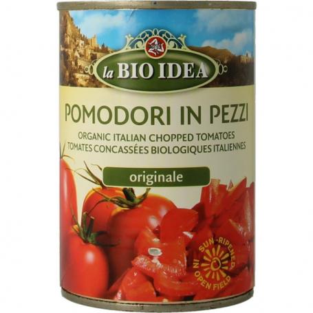 Tomatenstukjes in blik bio van Bioidea