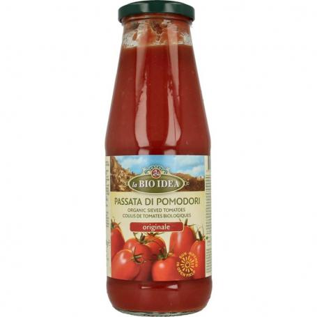 Passata gezeefde tomaten bio van Bioidea