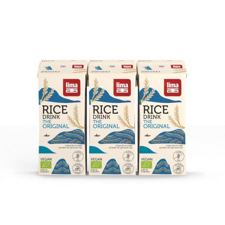 Rice drink original pakjes 200ml bio van Lima