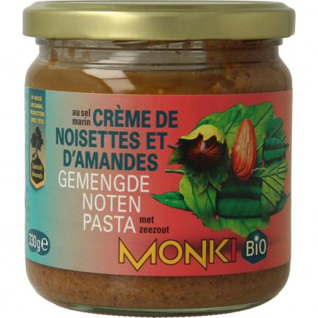 Gemengde notenpasta met zout eko bio van Monki