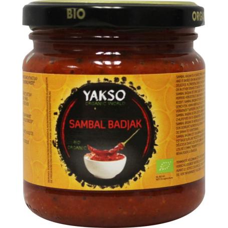 Sambal badjak bio van Yakso