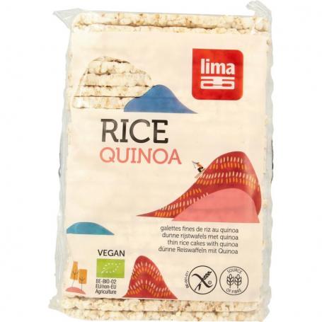 Rijstwafels recht dun quinoa bio van Lima