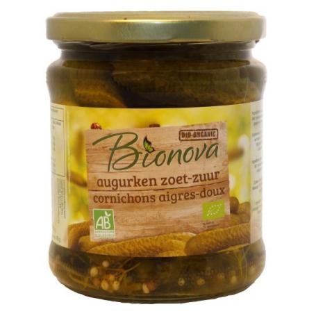 Augurken zoet zuur bio van Bionova