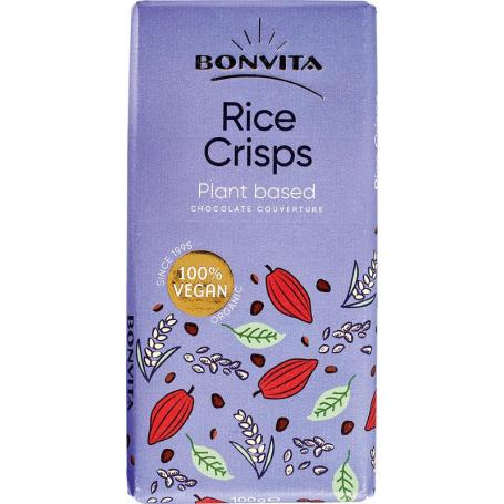 Rijstmelk chocolade rice crispy bio van Bonvita