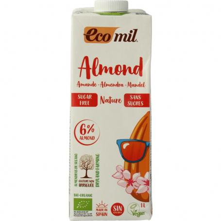 Amandeldrank naturel suikervrij bio van Ecomil