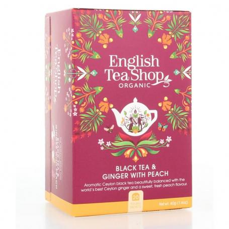 Ginger peach bio van English Tea Shop