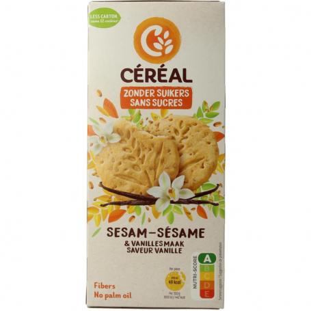 Sesam vanille koek van Cereal