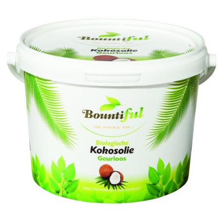 Kokosolie geurloos bio van Bountiful
