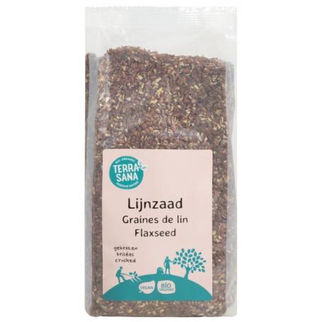 RAW lijnzaad gebroken bio van Terrasana