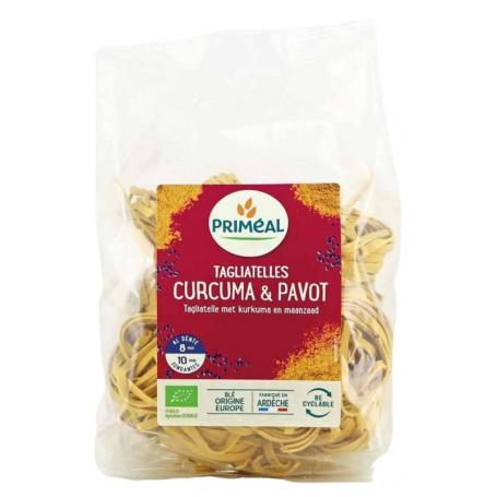 Tagliatelle kurkuma papaver bio van Primeal