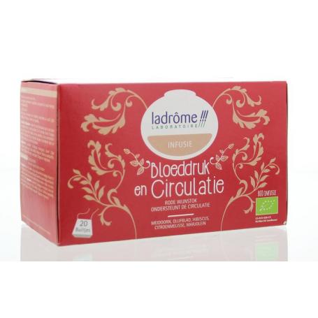 Bloeddruk & circulatie thee bio van Ladrome