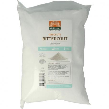 Bitterzout epsom zout magnesiumsulfaat van Mattisson