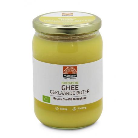Ghee geklaarde boter bio van Mattisson