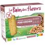 Krokante crackers kikkererwten glutenvrij bio van Pain Des Fleurs