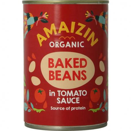 Witte bonen in tomatensaus bio van Amaizin