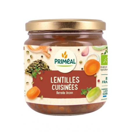 Bereide linzen bio van Primeal