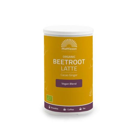 Latte beetroot gember - cacao bio van Mattisson